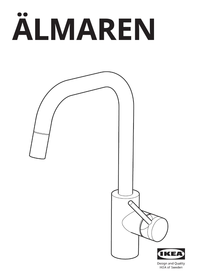Page 1 de la notice Manuel utilisateur Ikea ÄLMAREN 404.941.65