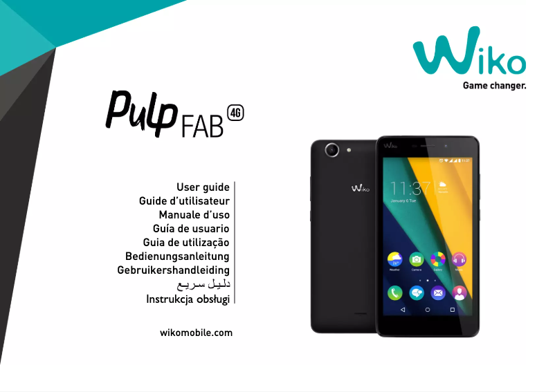 Page n°1 - Manuel utilisateur Wiko Pulp Jam 4G