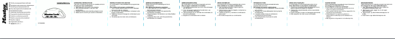 Page 1 de la notice Manuel utilisateur Master Lock 1555EURDCOL