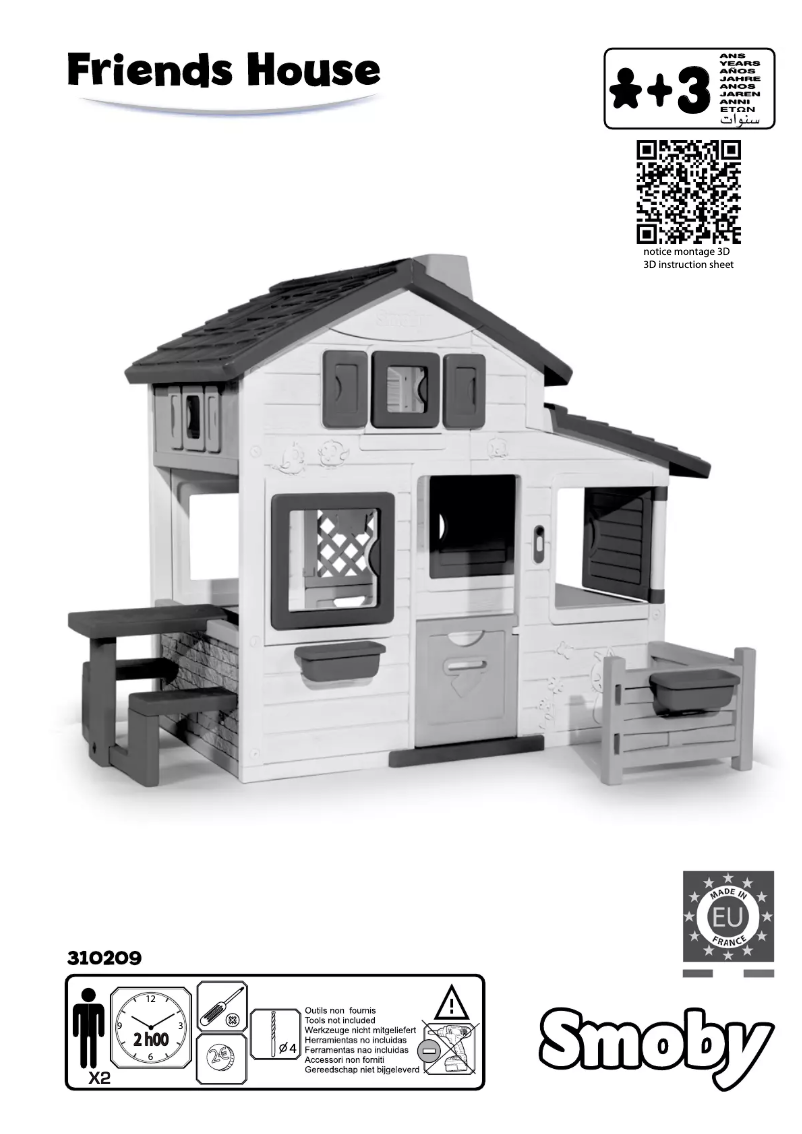 Page n°1 - Manuel utilisateur Smoby Jura AAP1478D
