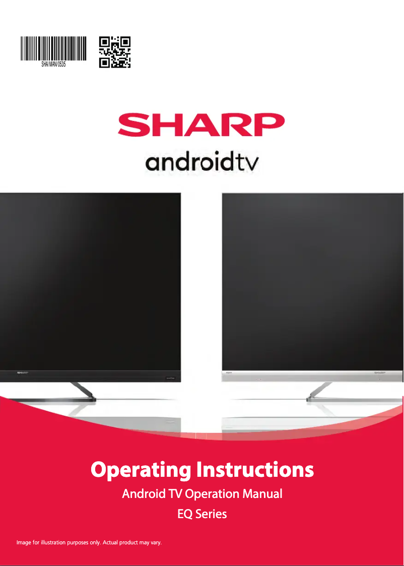 Page n°1 - Manuel utilisateur Sharp 55EQ3KA