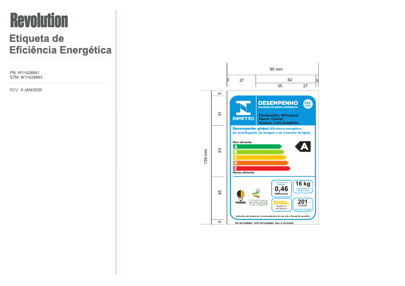 Image de la première page du manuel de l'appareil CWL16AB