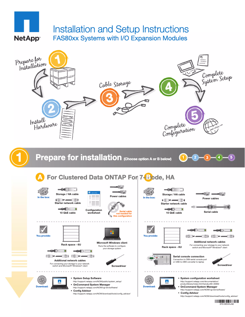 Página 1 del manual Manual de usuario NetApp FAS8080