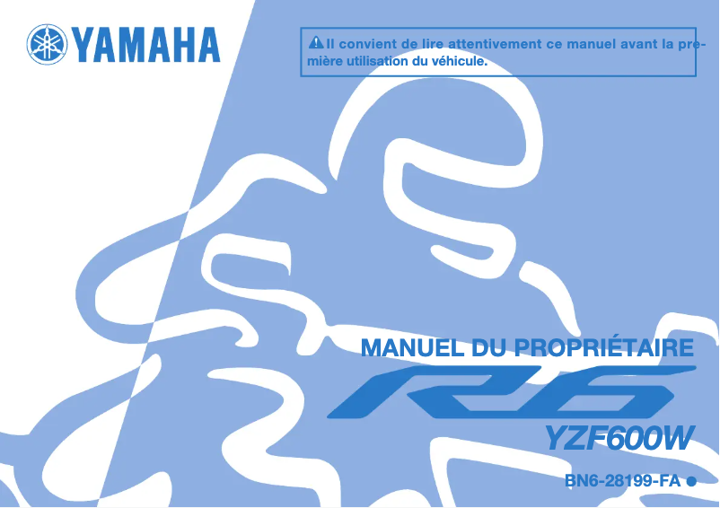Página 1 del manual Manual de usuario Yamaha YZF-R6 (2022)