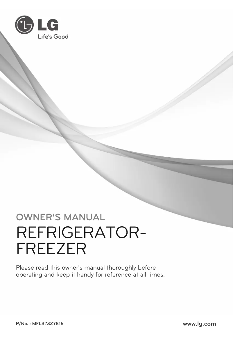 Page 1 de la notice Manuel utilisateur LG GR-M712YSQ