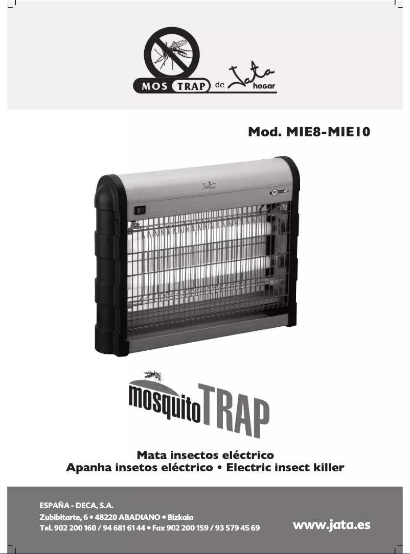 Image de la première page du manuel de l'appareil MIE8