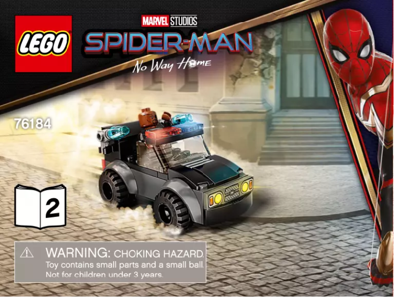 Page 1 de la notice Manuel utilisateur Lego Marvel Studios 76184