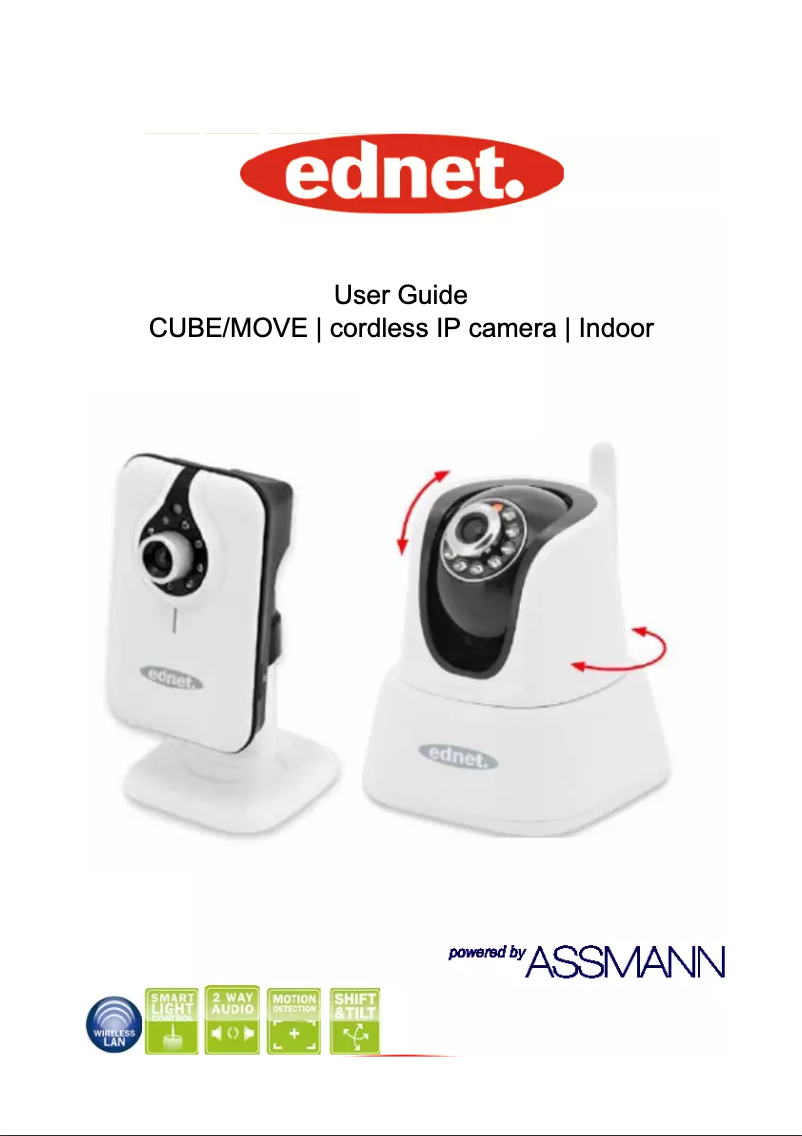 Page 1 de la notice Manuel utilisateur Ednet Cube