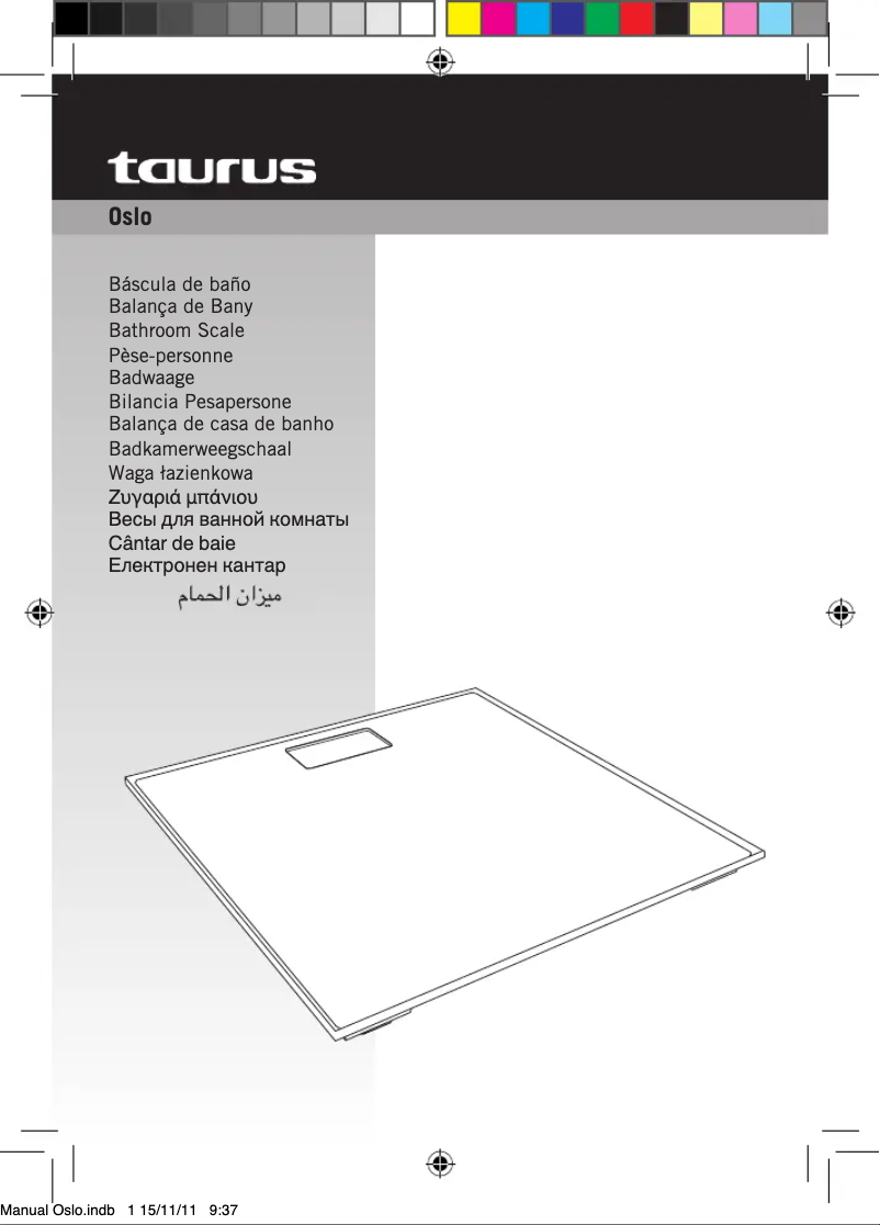 Page n°1 - Manuel utilisateur Taurus Oslo