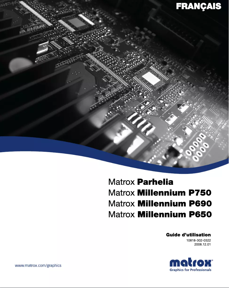 Page n°1 - Manuel utilisateur Matrox Millennium P690 PCI