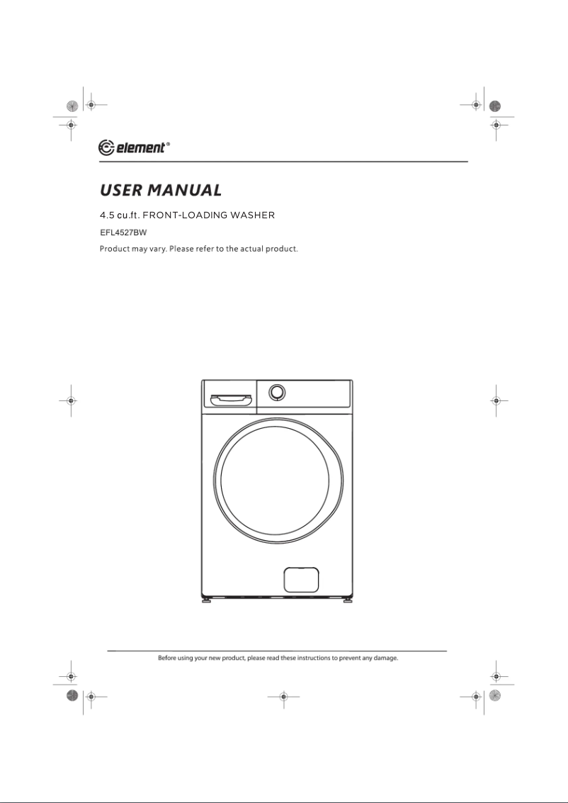 Page n°1 - Manuel utilisateur Element EFL4527BW
