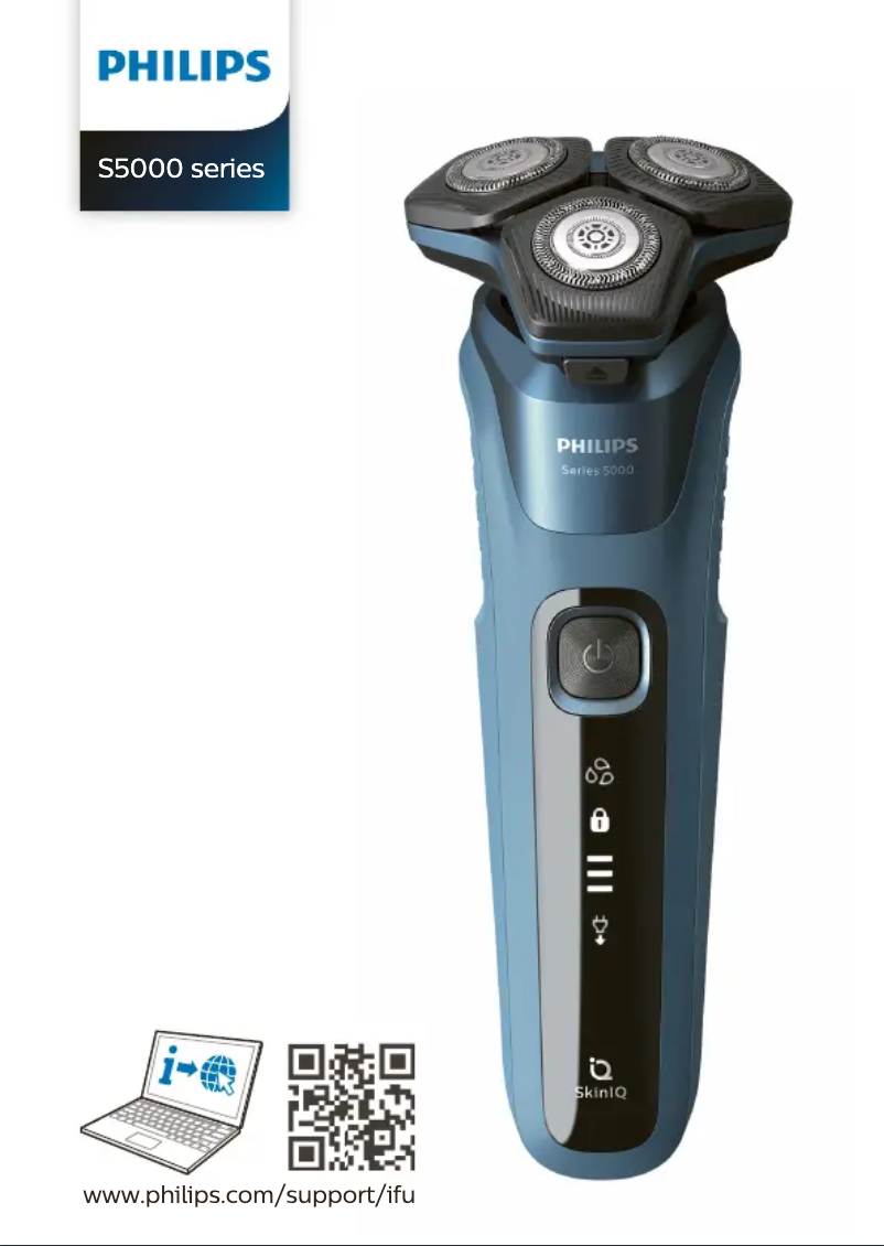 Page n°1 - Manuel utilisateur Philips AquaTouch S5585