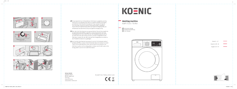 Page n°1 - Manuel utilisateur Koenic KWM 7152-7 B INV