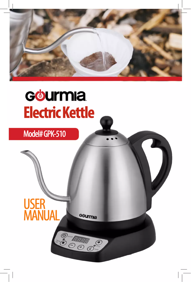 Page n°1 - Manuel utilisateur Gourmia GPK510