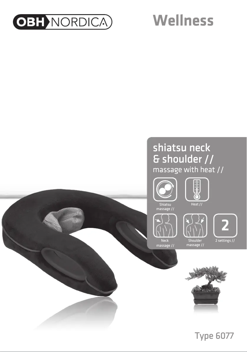 Página 1 del manual Manual de usuario OBH Nordica Shiatsu Neck & Shoulder