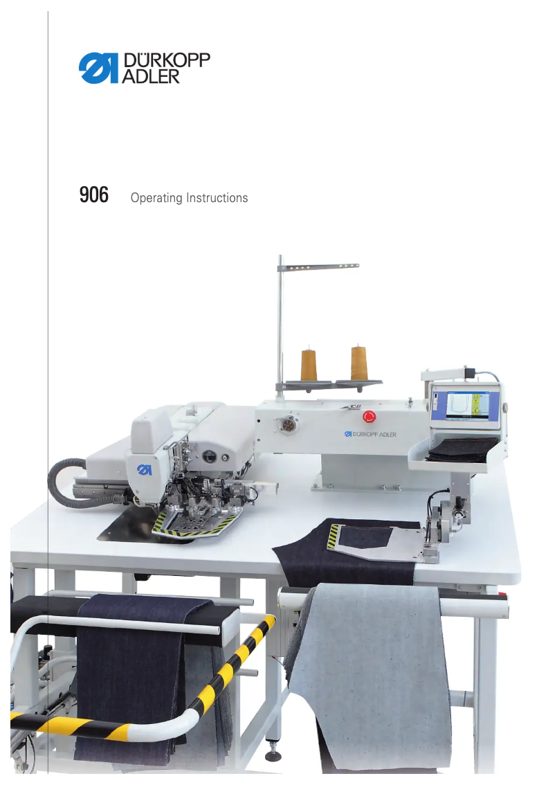 Page n°1 - Manuel utilisateur Dürkopp Adler 906