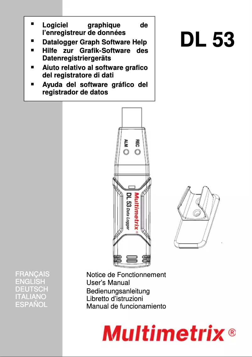 Image de la première page du manuel de l'appareil DL53