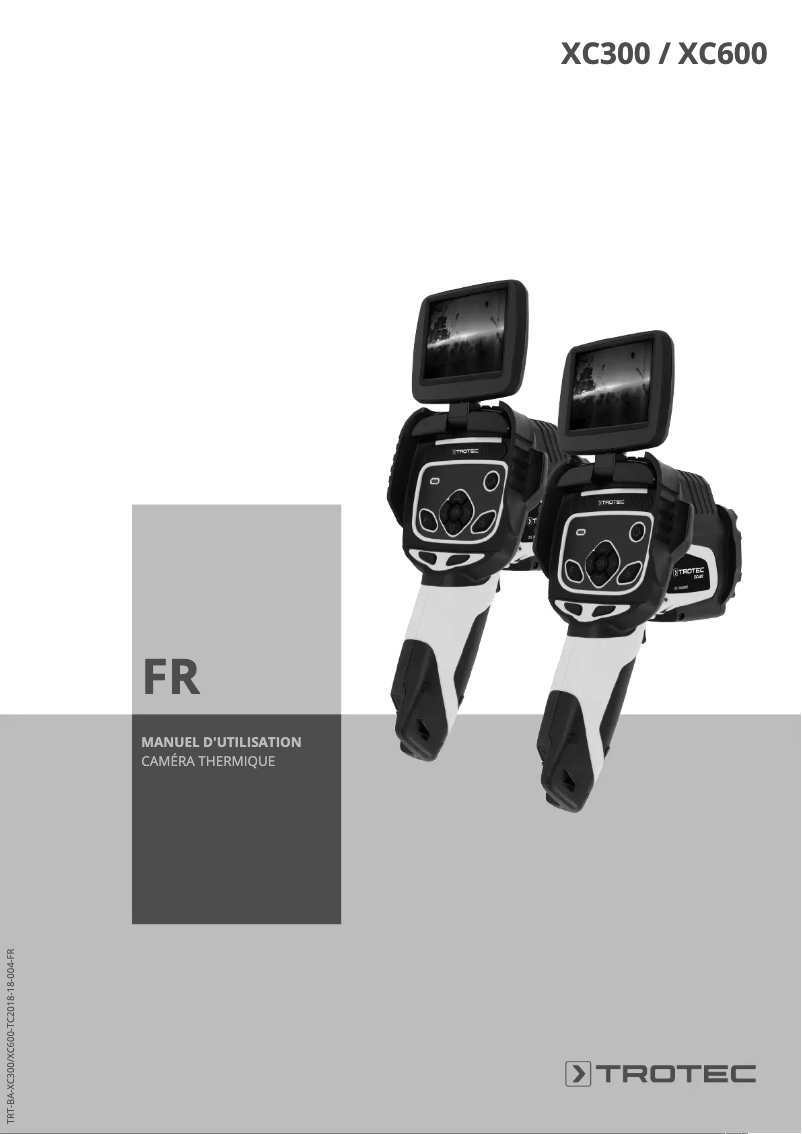 Image de la première page du manuel de l'appareil XC600