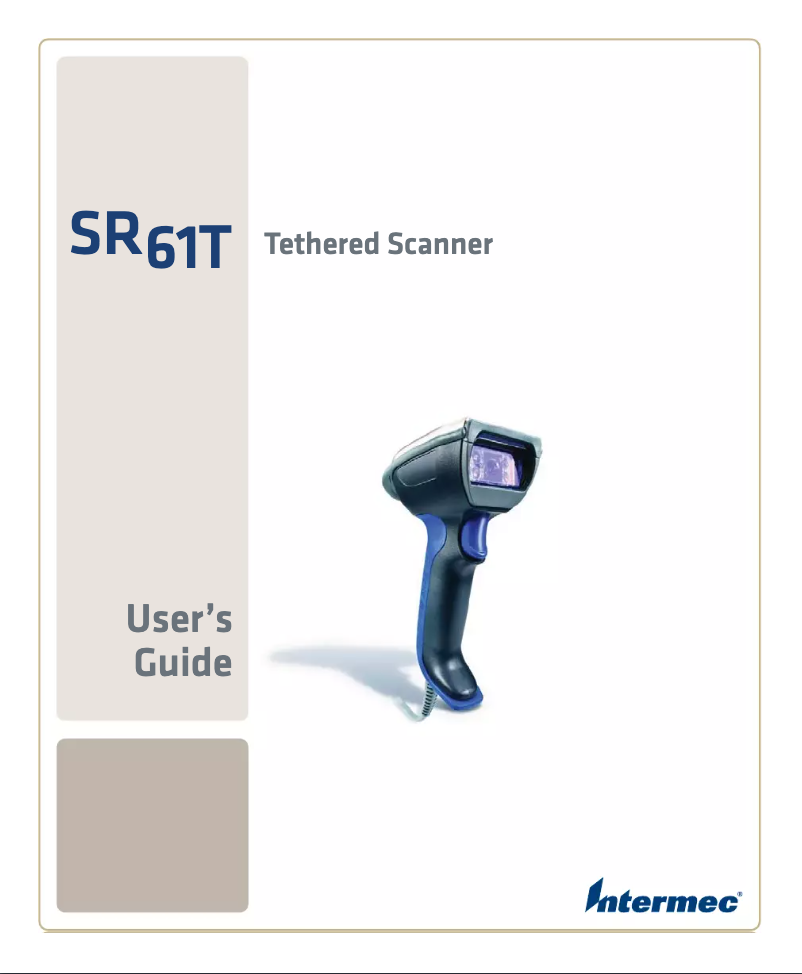 Page n°1 - Manuel utilisateur Intermec SR61T2D