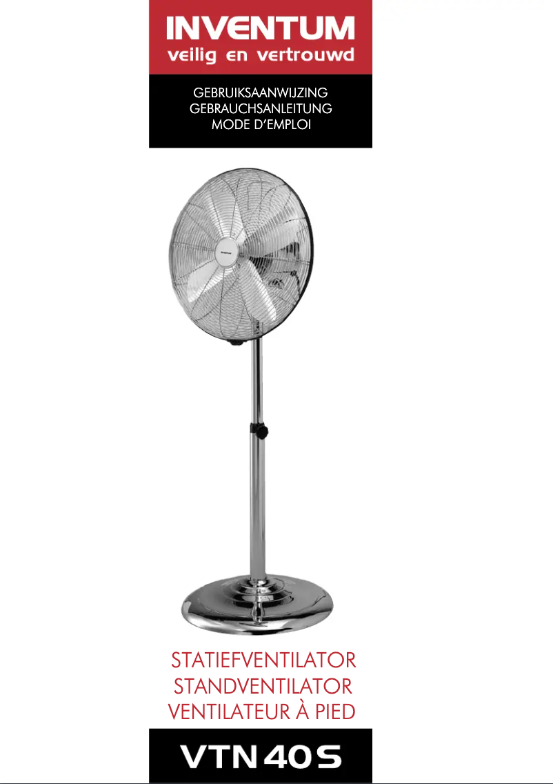Page 1 de la notice Manuel utilisateur Inventum VTN40S