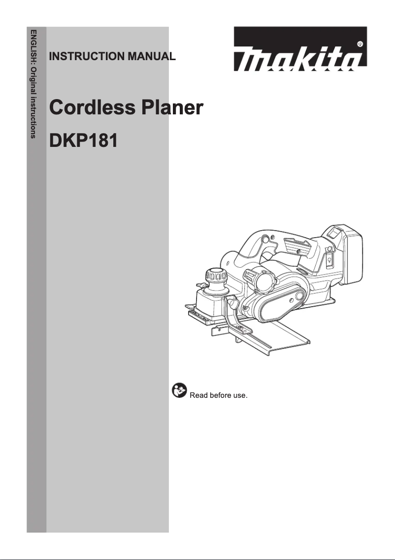 Page 1 de la notice Manuel utilisateur Makita DKP181RTJU