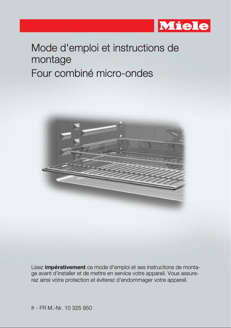 Page n°1 - Manuel utilisateur Miele H6401B