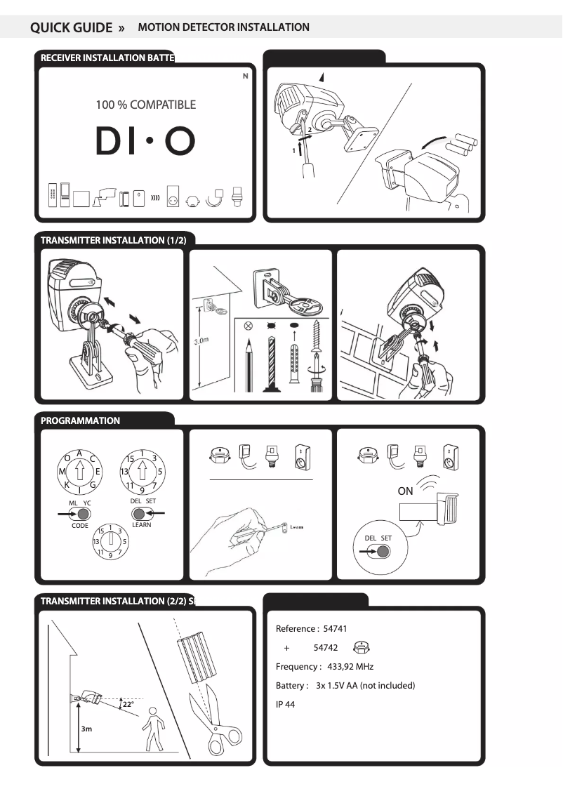 Página 1 del manual Manual de usuario Chacon 54741
