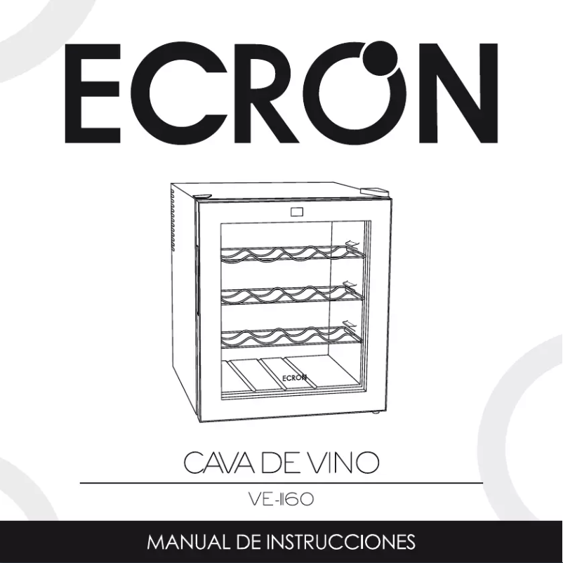 Page 1 de la notice Manuel utilisateur Ecron VE1160