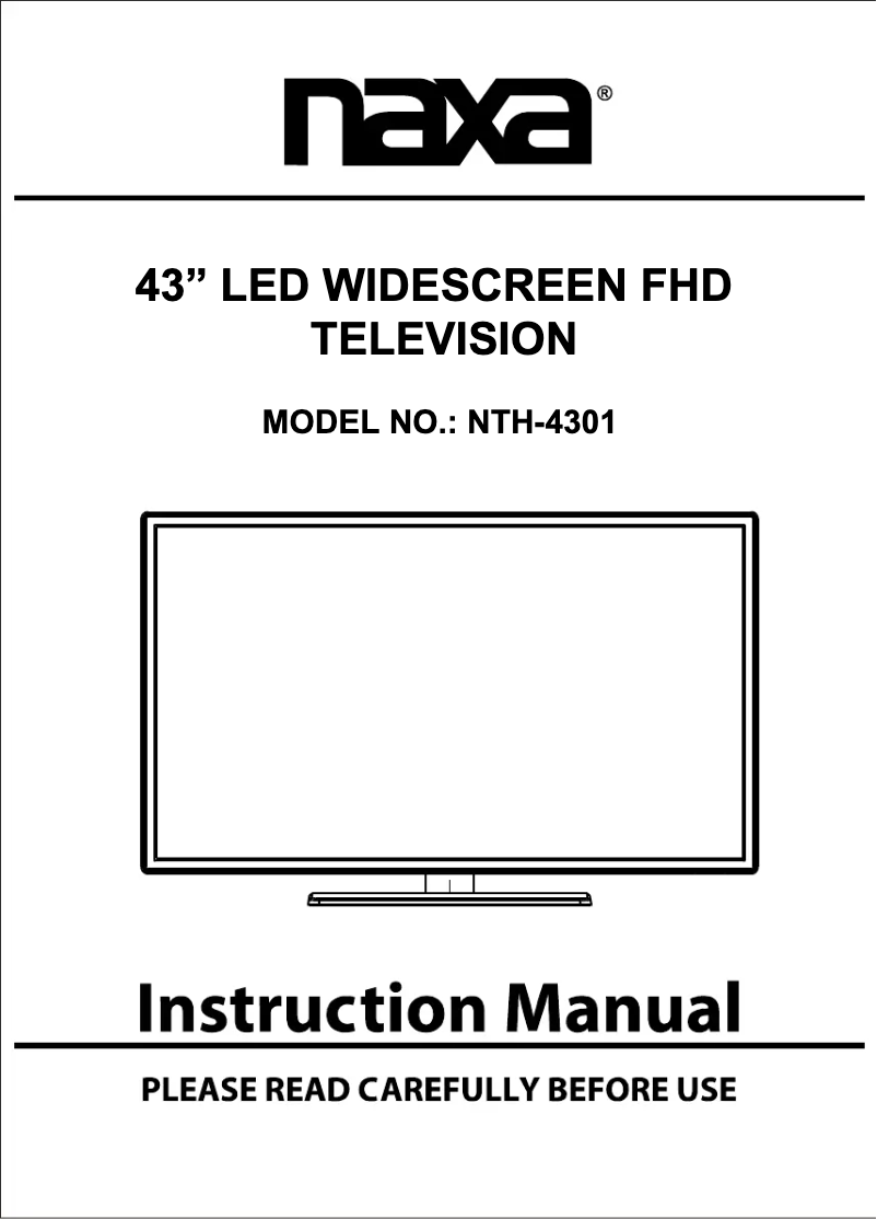 Imagen de la primera página del manual del dispositivo NTH-4301