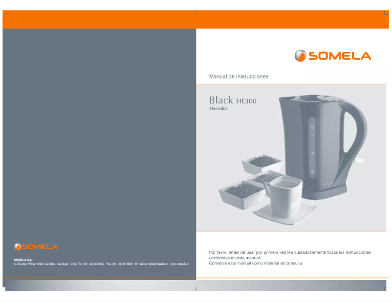 Page n°1 - Manuel utilisateur Somela Black HE300