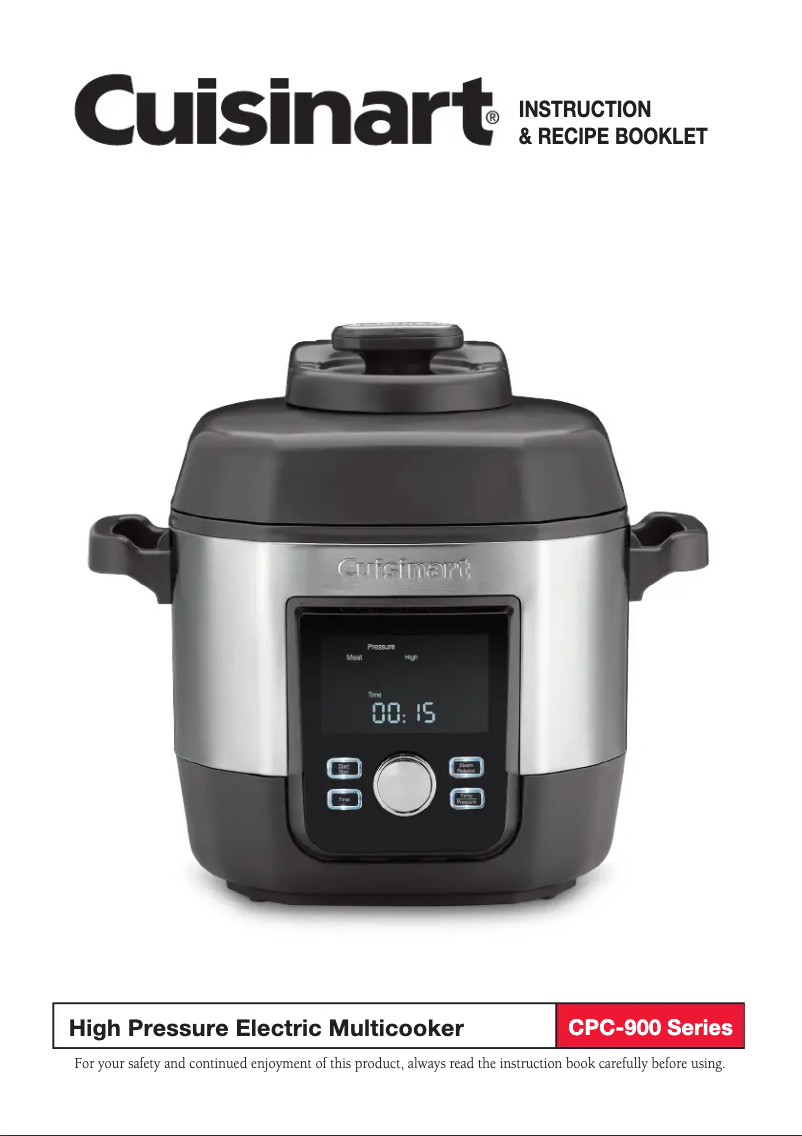 Image de la première page du manuel de l'appareil CPC-900