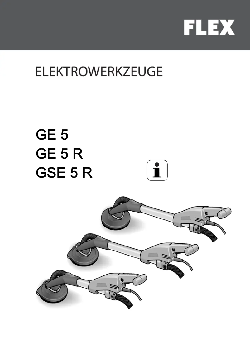 Image de la première page du manuel de l'appareil GE 5