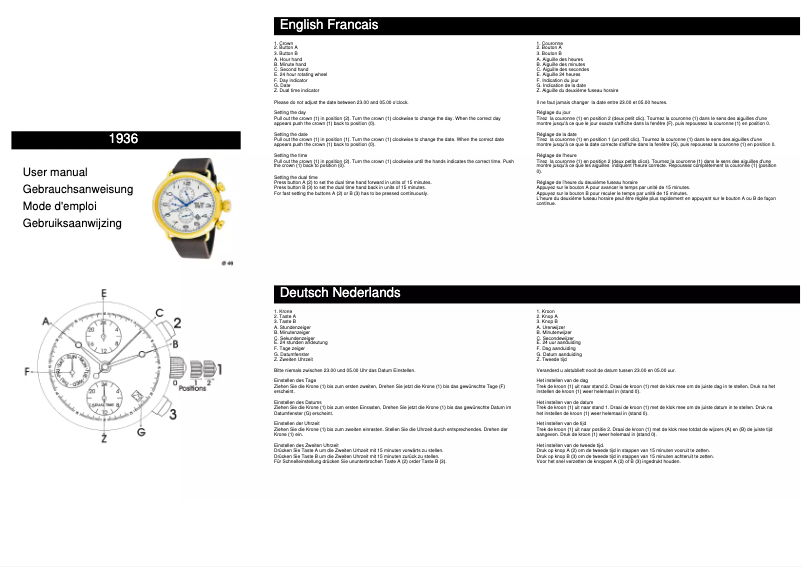 Page 1 de la notice Manuel utilisateur Davis Franklin 1936