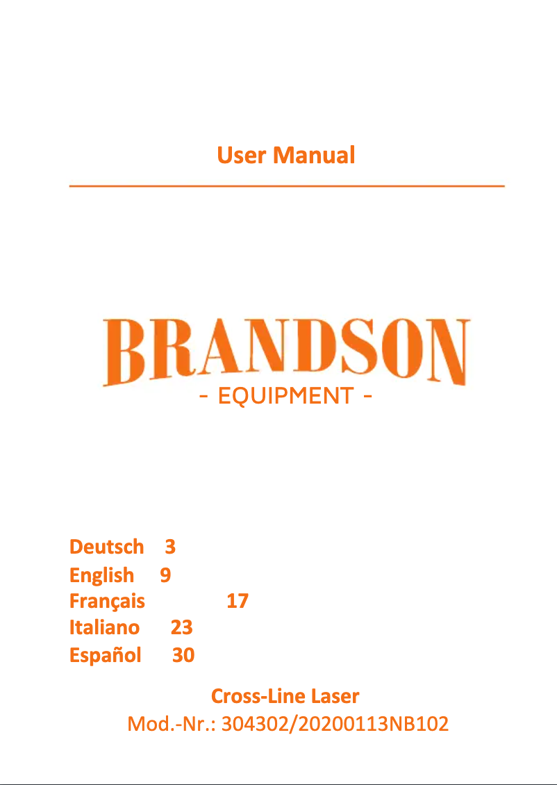 Image de la première page du manuel de l'appareil 304302