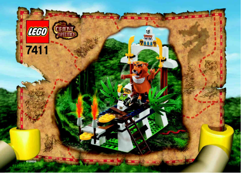 Page 1 de la notice Manuel utilisateur Lego Adventurers 7411