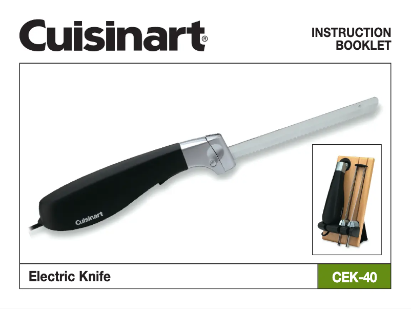 Image de la première page du manuel de l'appareil CEK-40