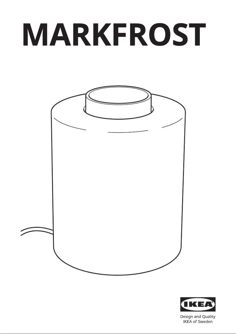 Image de la première page du manuel de l'appareil MARKFROST 704.848.29