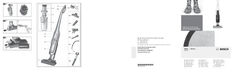 Página 1 del manual Manual de usuario Bosch BCH6255N1