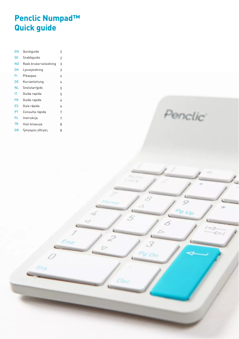 Page n°1 - Manuel utilisateur Penclic Numpad N2