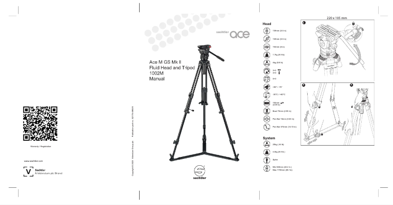 Image de la première page du manuel de l'appareil Ace M GS Mk II