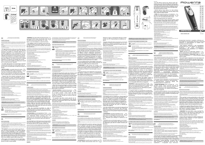 Image de la première page du manuel de l'appareil Expertise Vision TN3450F0