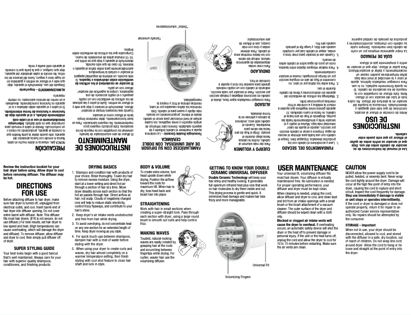 Image de la première page du manuel de l'appareil DF22DCM