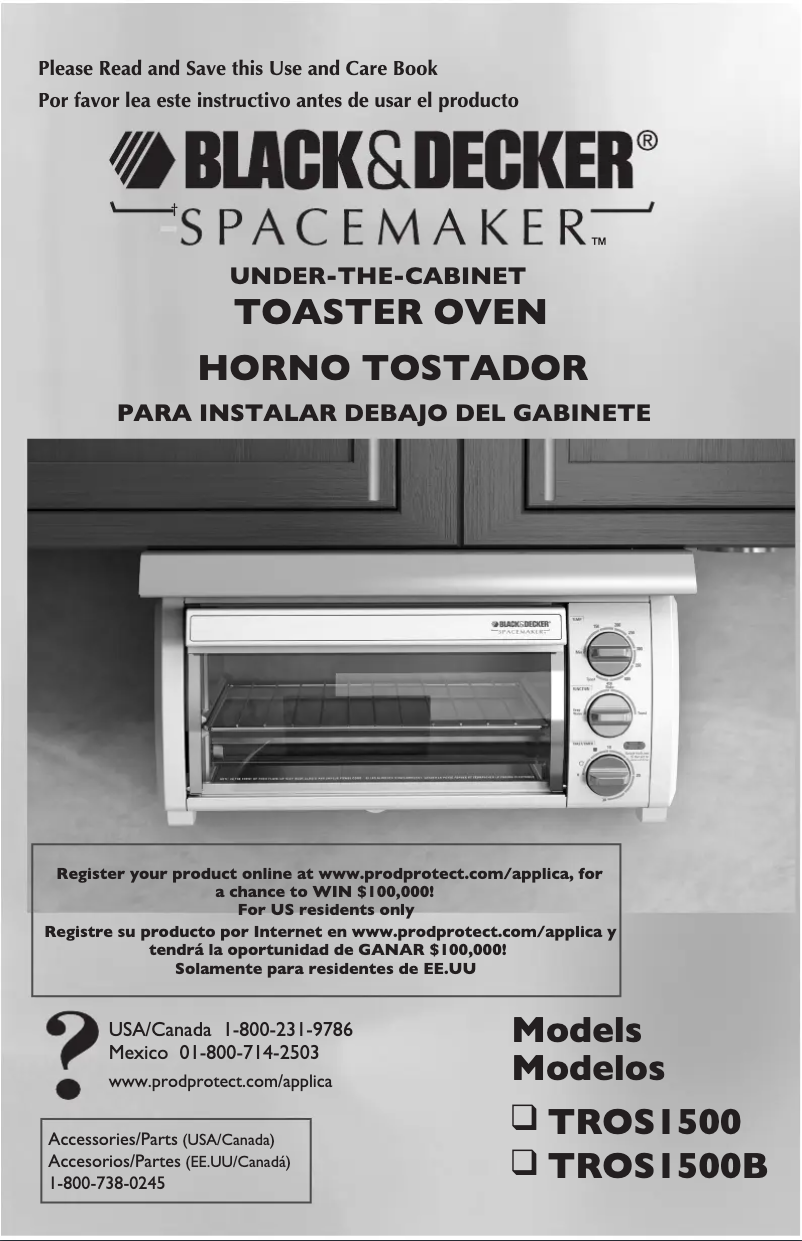 Page 1 de la notice Manuel utilisateur Black & Decker TROS1500