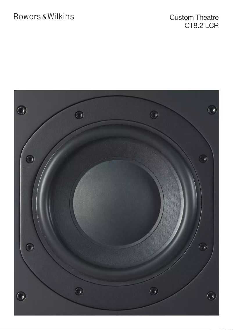 Página 1 del manual Ficha técnica Bowers & Wilkins CT8.2 LCR