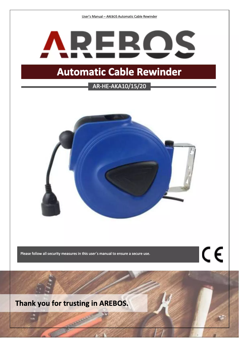 Page 1 de la notice Manuel utilisateur Arebos AR-HE-AKA10