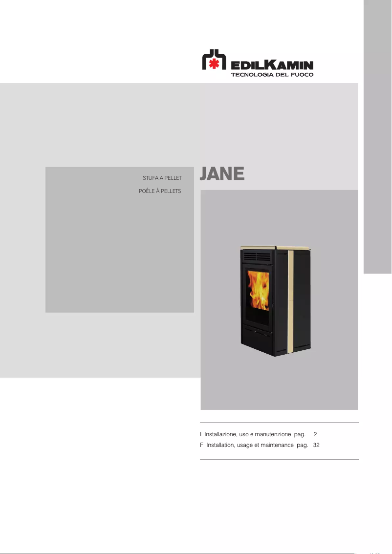 Imagen de la primera página del manual del dispositivo JANE