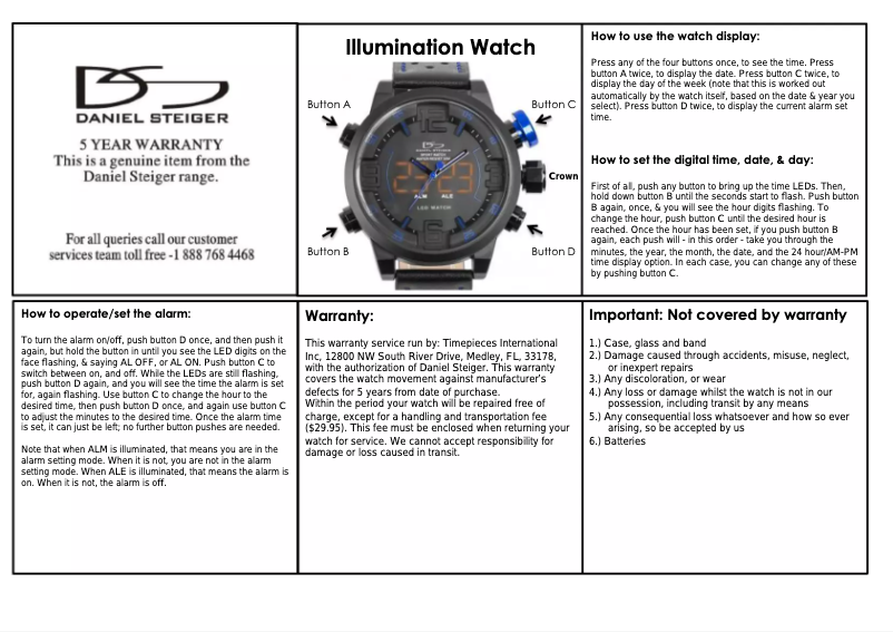 Image de la première page du manuel de l'appareil Illumination