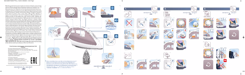 Page 1 de la notice Manuel utilisateur Calor Easygliss