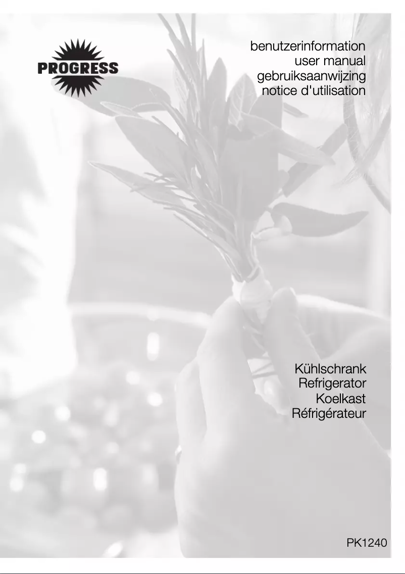 Imagen de la primera página del manual del dispositivo PK1240