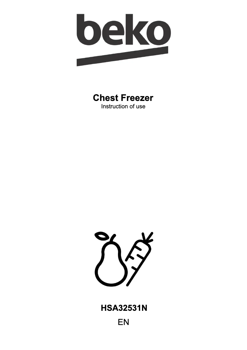 Image de la première page du manuel de l'appareil HSA32531N